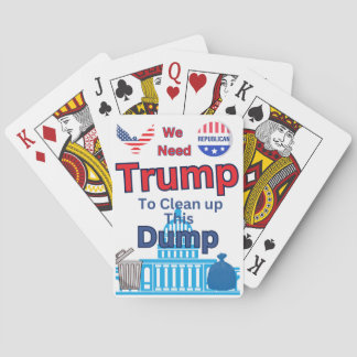Baralho Trump "Clean this Dump" Poker Playing Cards