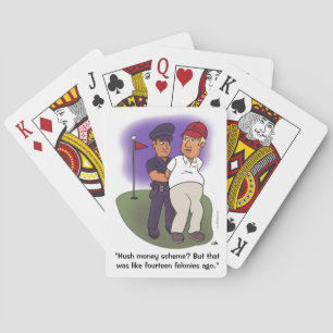 Baralho Trump Felonies Jogando Cartões