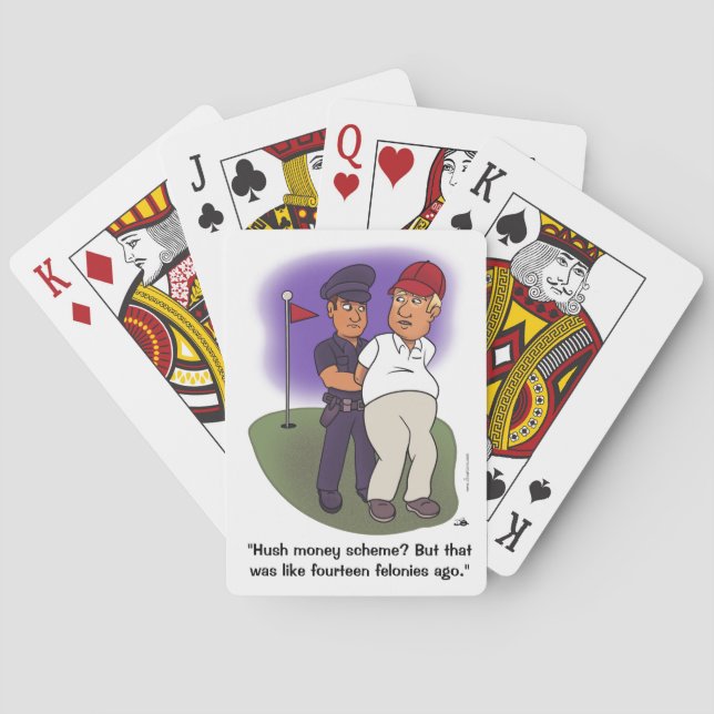 Baralho Trump Felonies Jogando Cartões (Verso)