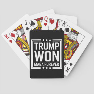 Baralho Trump ganhou a 47ª eleição presidencial dos EUA Ma