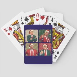Baralho Trump Pop Art Christmas Playing Cards MAGA