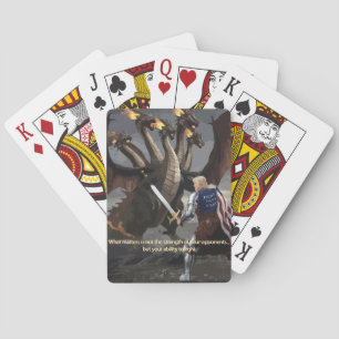 Baralho Trump the Knight Batts the Hydra Playing Cards