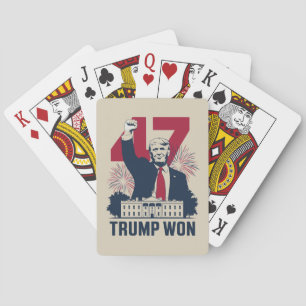 Baralho Trump Venceu Novamente Eleição 2024 Presidente 47º