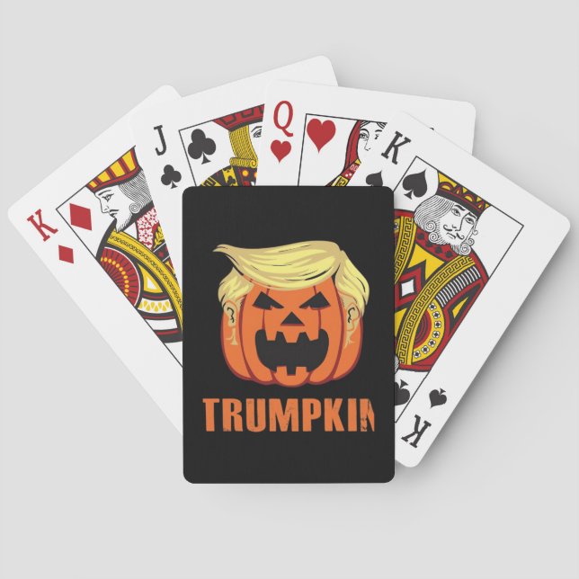 Baralho Trumpkin faz o Halloween (Verso)