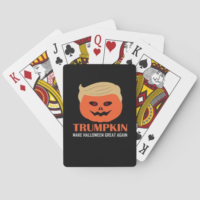 Baralho Trumpkin Torna O Excelente De Halloween Novamente  (Verso)