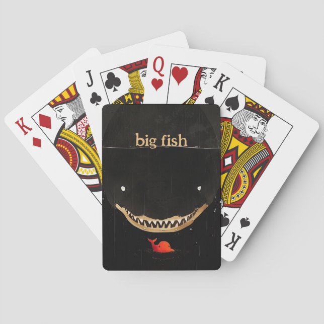 Baralho Tubarão Grande Escuro (Verso)