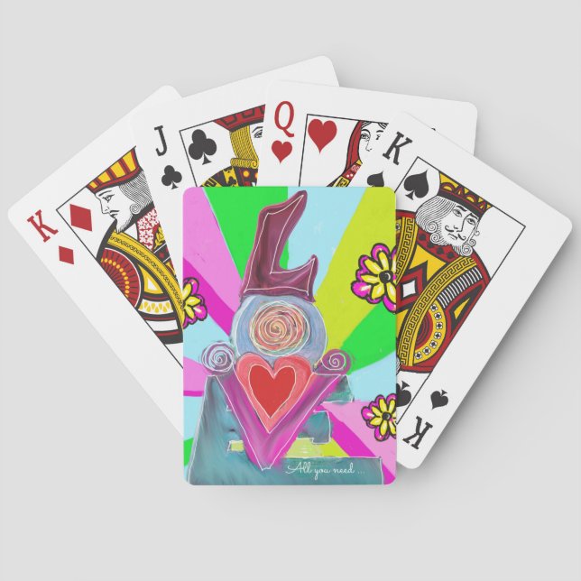 Baralho Tudo o que você precisa...Compartilhe o amor (Verso)