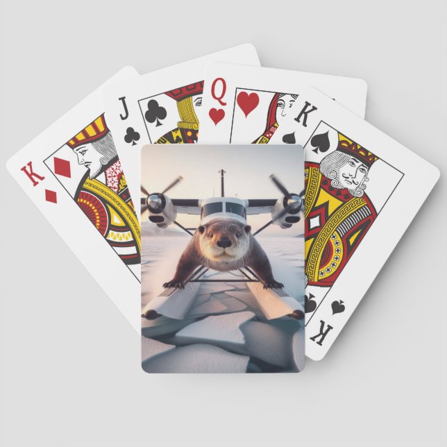 Baralho Turbo Prop Twin Engine Float Plane Bush Canadá (Verso)