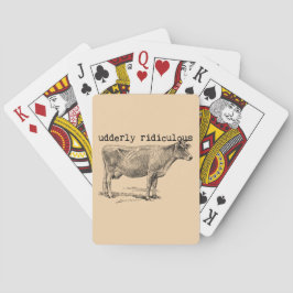Baralho Udderly Ridiculous Punny Cow