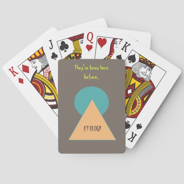 Baralho ufologia da pirâmide do bobo (Verso)