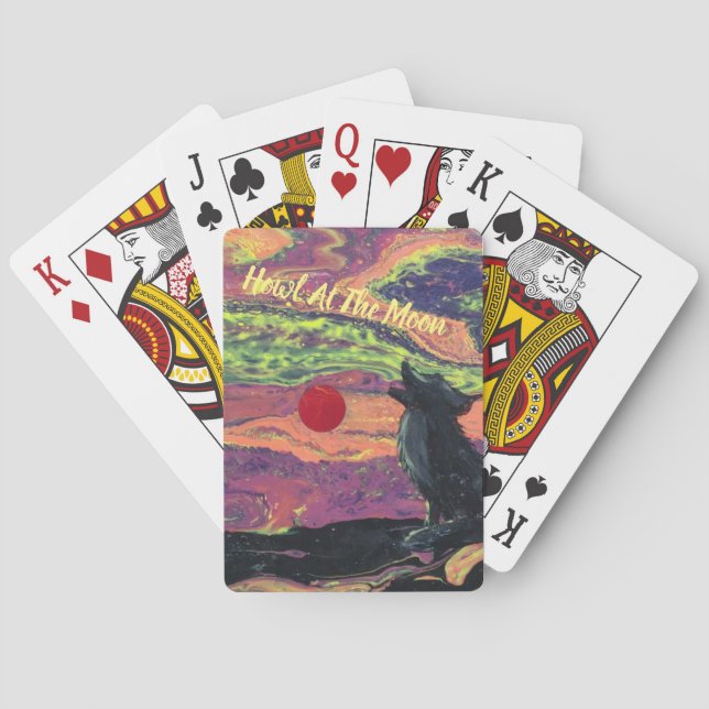 Baralho Uivo nos cartões da lua (Verso)
