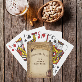 Baralho Último Rodeio do Noivo: Os Caubóis Montam a Cavalo