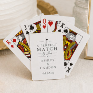 Baralho Um Casamento Perfeito por Par Wedding Favor