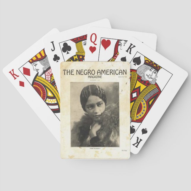 Baralho Um compartimento do renascimento de Harlem (Verso)