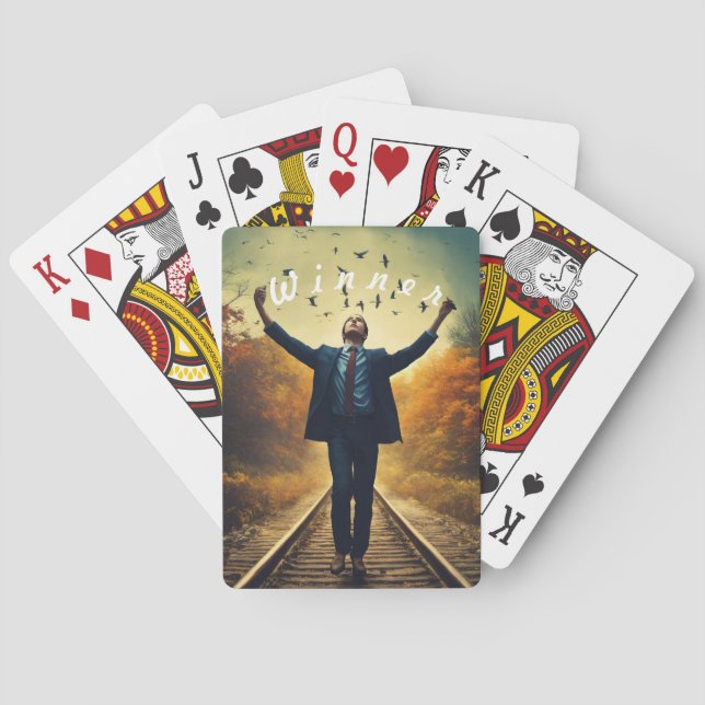 Baralho Um conjunto normalizado de cartas de jogar contém  (Verso)