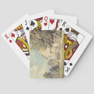 Baralho Um jogo das bacias no Bowling Green fora do B