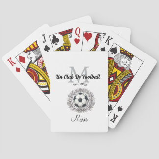 Baralho um monograma de um clube de futebol é, ano copa do