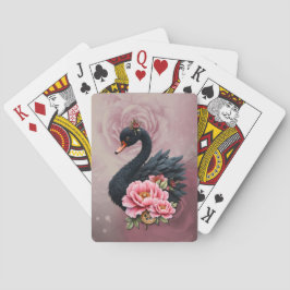 Baralho Um toque de rosa e brilho de cisne.