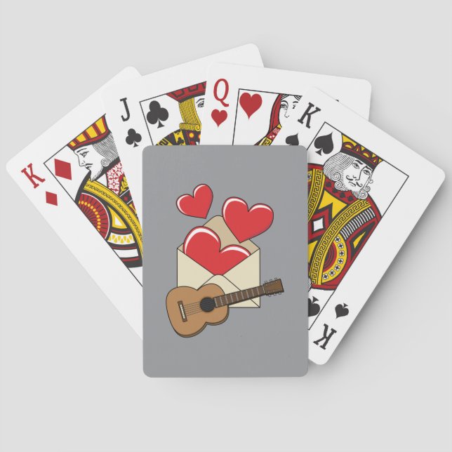 Baralho Uma Carta de Amor e Um Violão para Você (Verso)