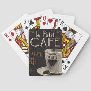 Baralho Uma chávena de café contemporânea