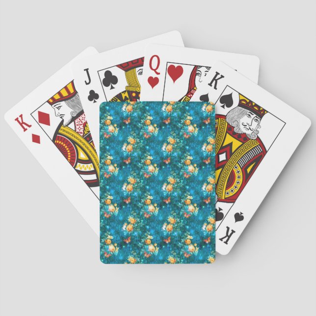 Baralho Uma Fada na Série de Design de Jardim 11  (Verso)