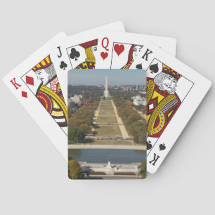 Baralho Uma opinião da paisagem do Washington DC