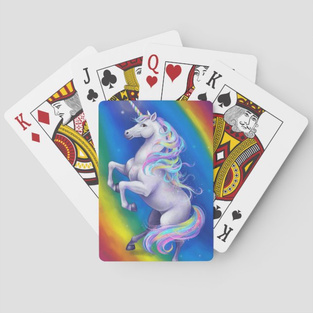 Baralho Unicorn with Rainbow (Verso)