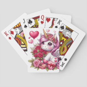 Baralho unicórnio Dia de os namorados bonito