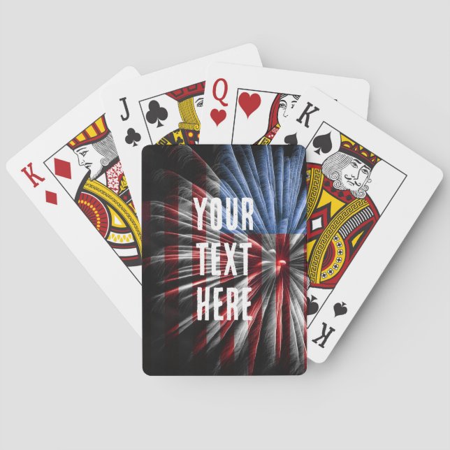 BARALHO US FLAG FIREWORKS (Verso)