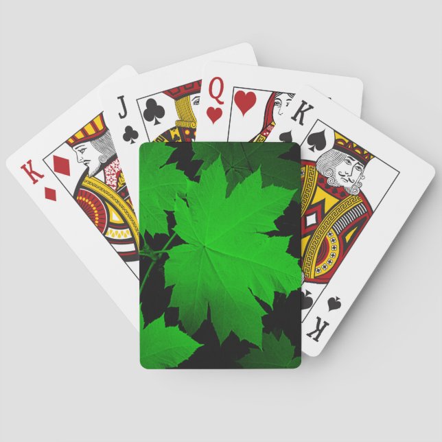 Baralho USA, Kansas, Oak Leaves In The Light (Verso)