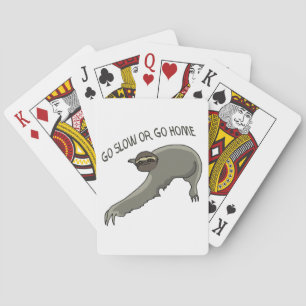 Baralho Vá Devagar Ou Vá Para Casa - Engraçado Desenho 