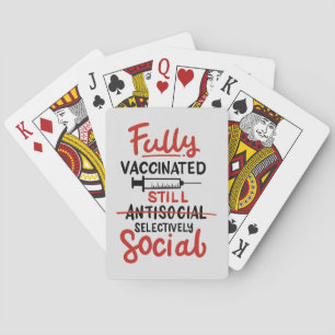 Baralho Vacina Antisocial COVID 19 Totalmente Vacinada
