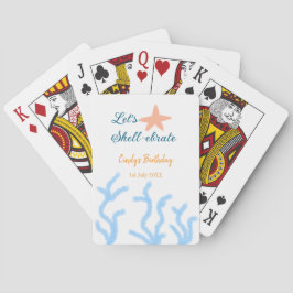 Baralho Vamos de carapaça-embriagada durante o aniversário