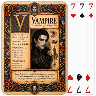 Baralho Vampiro, Arte de Bestiário Medieval