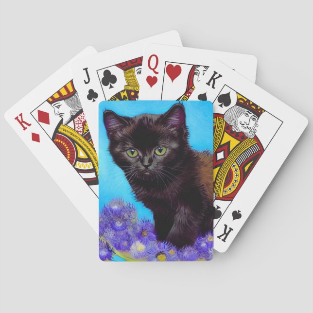 Baralho Van Gogh Cat e Flores (Verso)