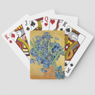 Baralho Van Gogh Irises Vase Flowers Florais Arte Estática