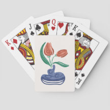 Vase Moderno com Tulipas | Arte Floral Estática