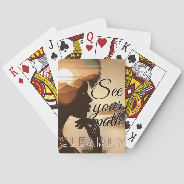 Baralho Veja seu patch claramente (Verso)