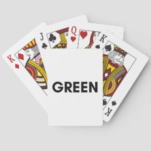 Baralho verde