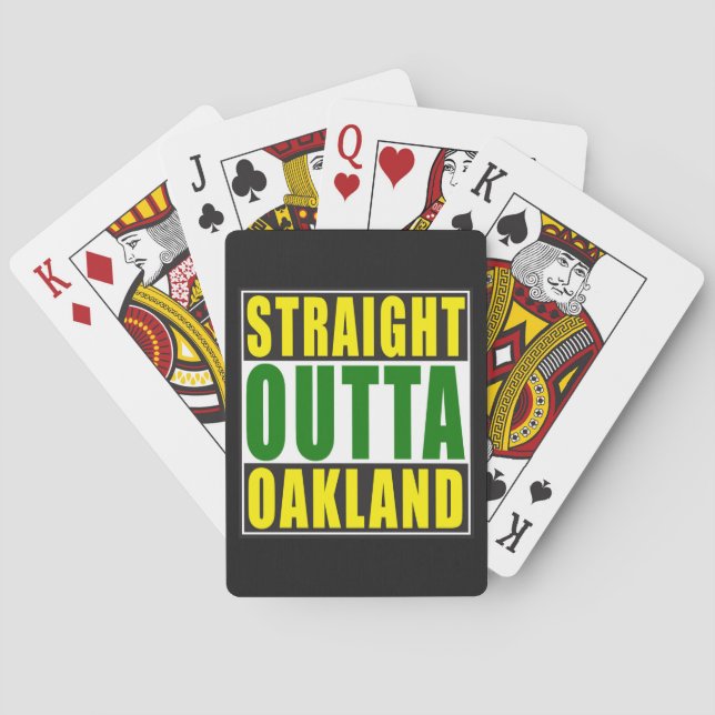 Baralho Verde reto de Outta Oakland (Verso)