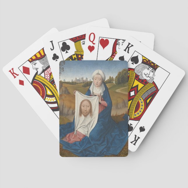 Baralho Veronica do St., c.1470-1475 (óleo no painel) (Verso)
