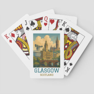 Baralho Viagem Antiga Glasgow Escócia