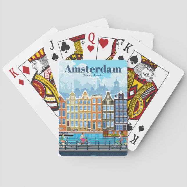 Baralho Viagem Art Viagem Para Amsterdã (Verso)