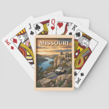 Viagem de carro pelo Missouri Lago Ozarks Castelo