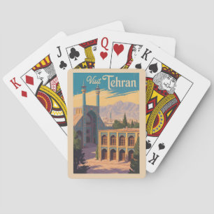 Baralho Viagem de Ilustração do Palácio Golestan do Teerão