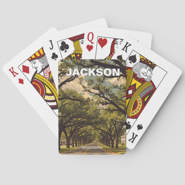 Baralho Viagem para Jackson Mississippi (Verso)