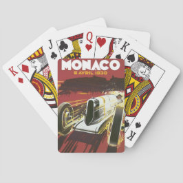 Baralho Viagens vintage de Poster, Mônaco Grand Prix Auto 