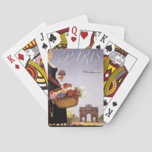 Baralho Viagens vintage, Paris Via constelação