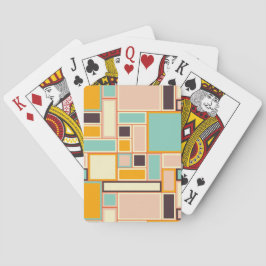 Baralho Vibrant abstract pattern with rectangles