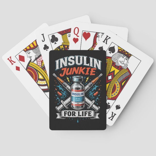 Baralho Viciado em Insulina Para a Vida (Verso)